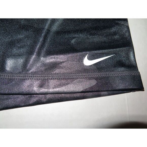 Nike Pro DJ6440 Women's Sz XL Dark Smoke Gray/Camo Mid Rise 3" Training Shorts - Picture 6 of 6